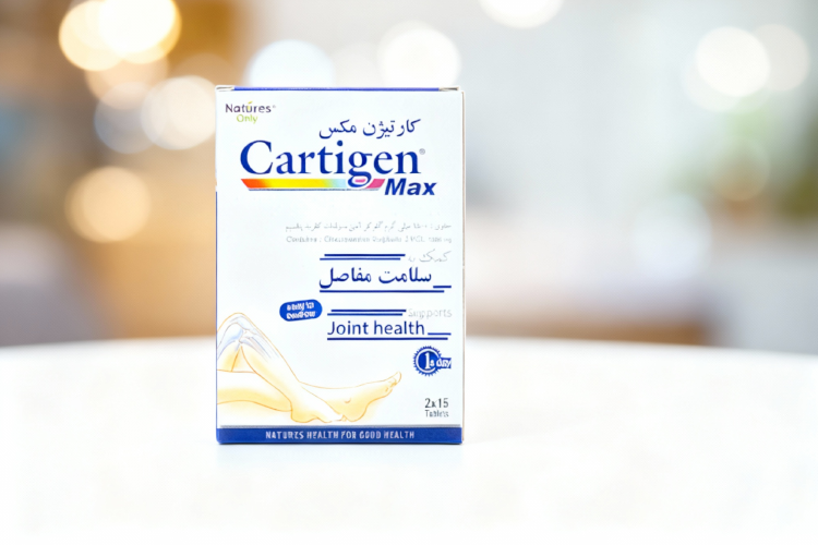 تصویر بطری مکمل کارتیژن مکس برای سلامت مفاصل